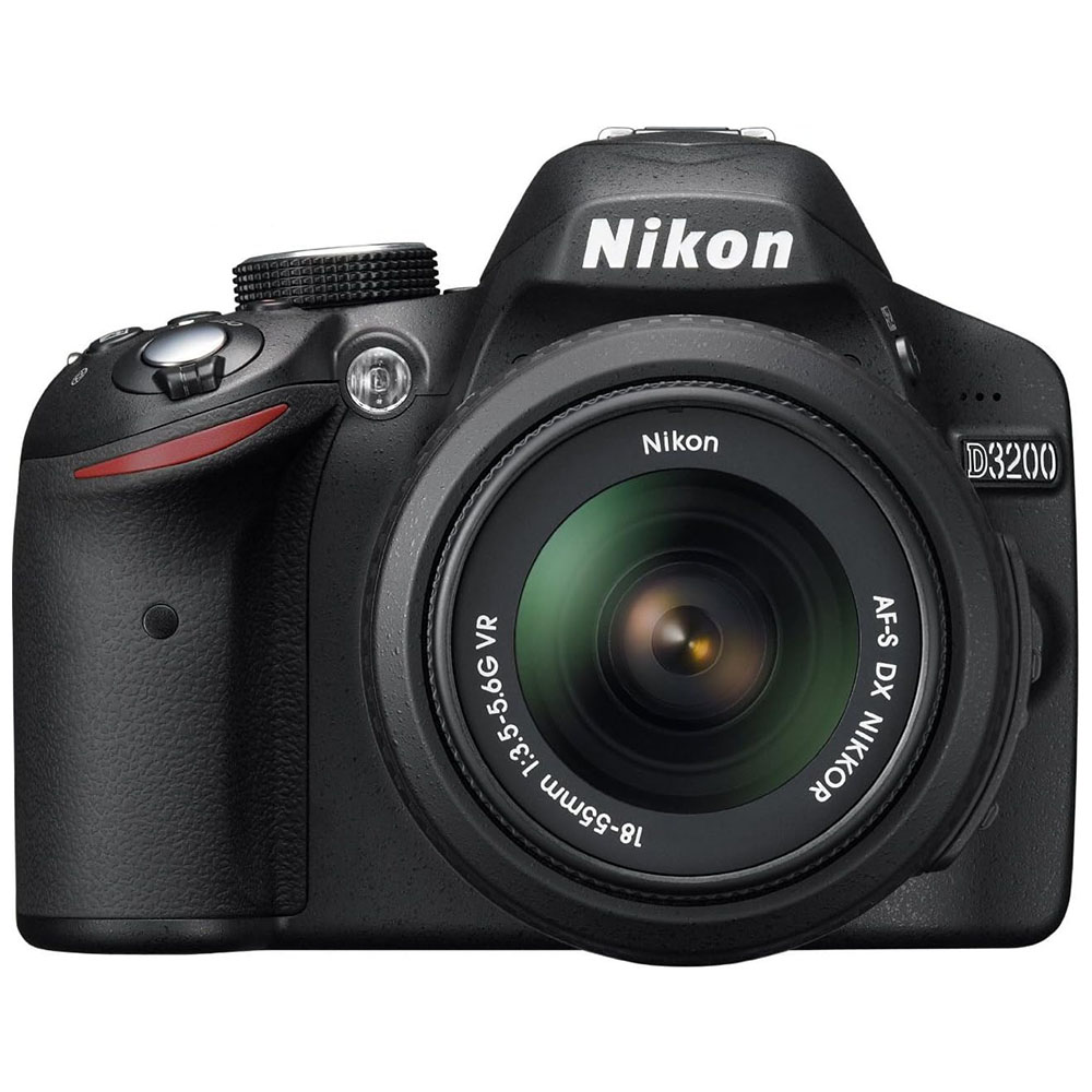 Nikon D3200 24.2 MP CMOS Digital SLR with 18-55mm f/3.5-5.6 Auto Focus-S DX VR NIKKOR Zoom Lens