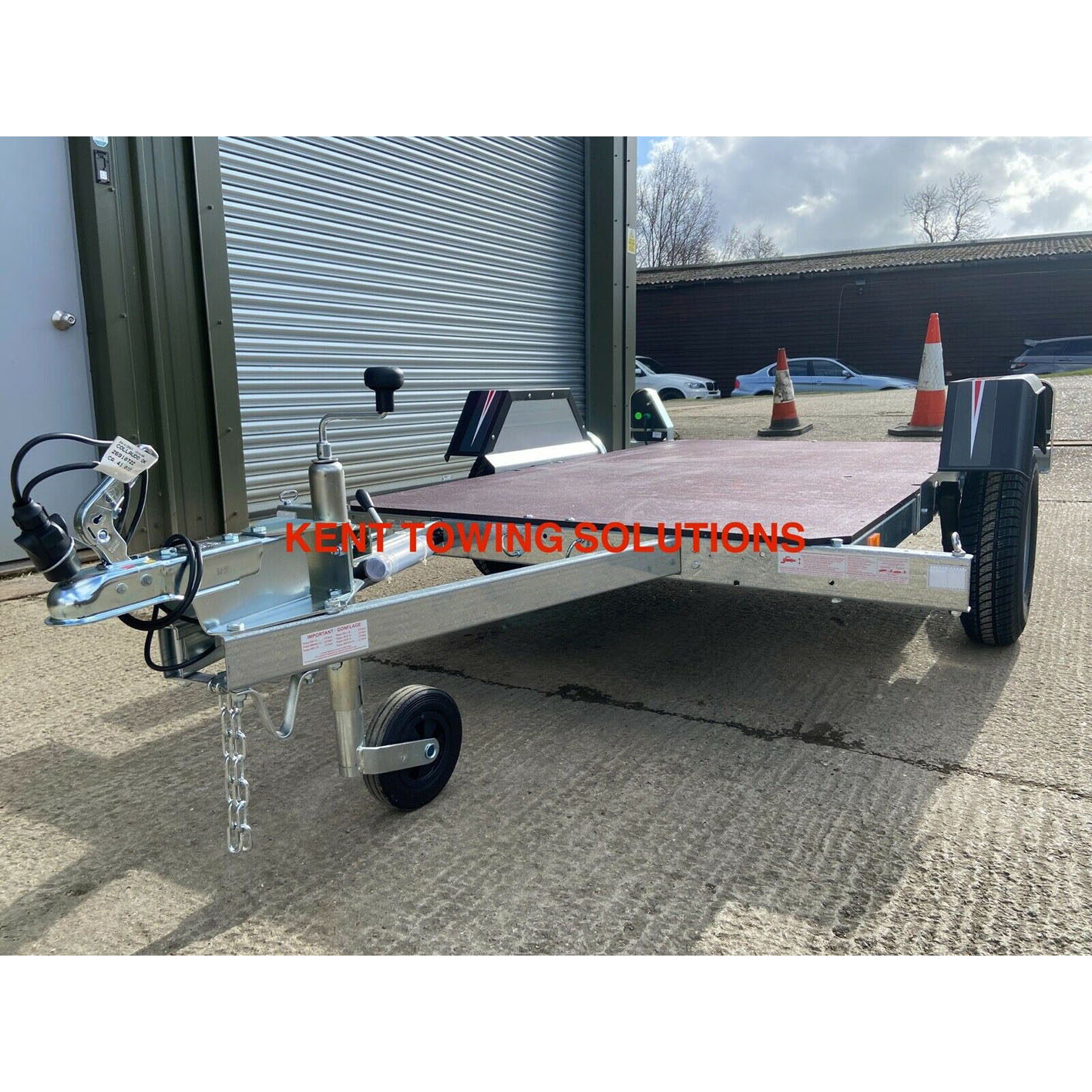 New Elder CH451 Trailer with Flat Floor ✅ Multipurpose Trailer + Wooden Floor
