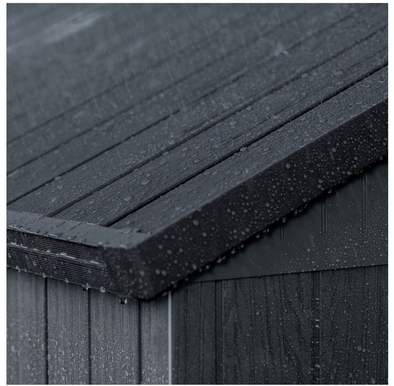 Keter Darwin 6 X 4 Ft Double Door Shed, Garden Storage Shed - Grey