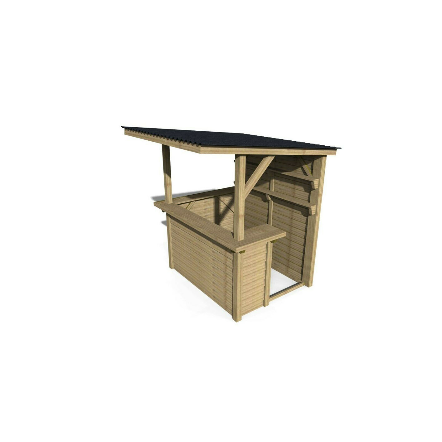 Garden Bar - Outdoor Home Wooden Bar Kit