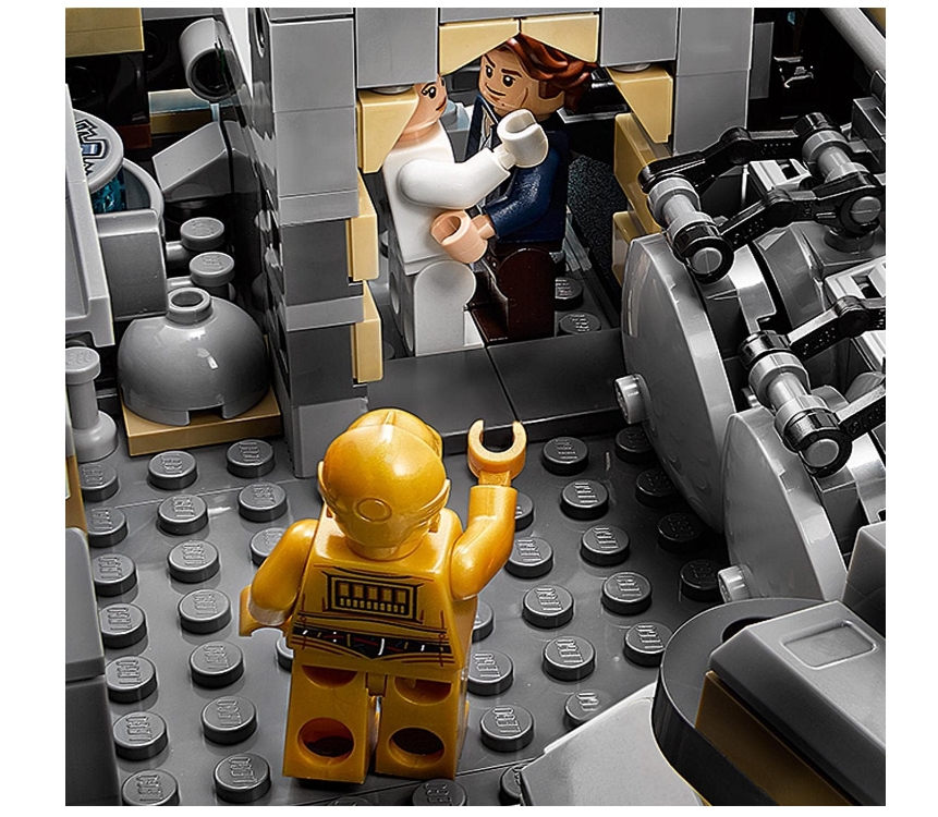 LEGO 75192 Star Wars Millennium Falcon, UCS Set for Adults, Model Kit to Build with Han Solo, Princess Leia & Chewbacca Minifigures, Plus Droid Figure, Collectible Gifts for Teenagers, Boys and Girls