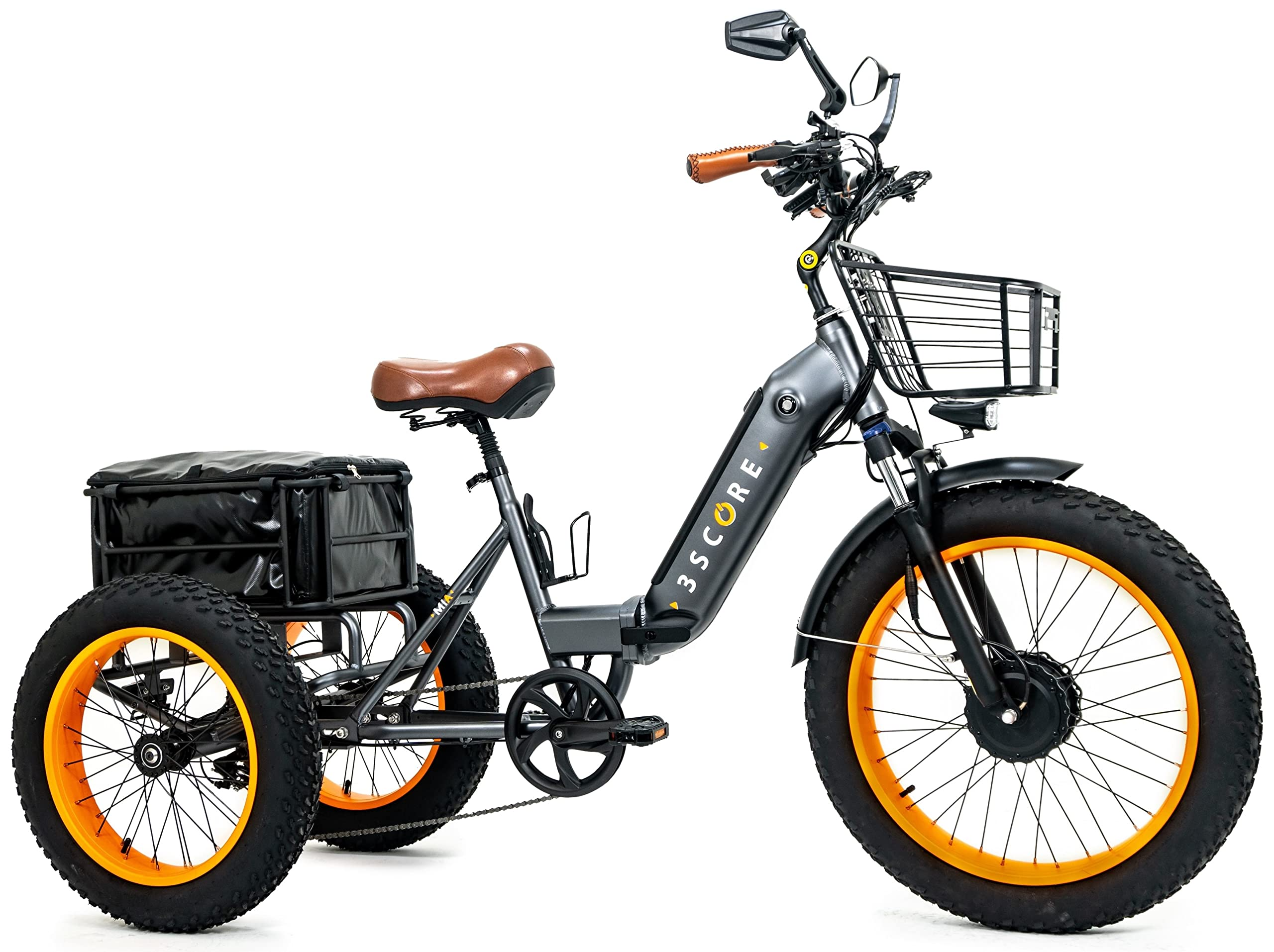 Electric Fat Trike 750W Motor & 48V Lithium Rechargeable Battery - Etrike 24 Inch Fat Tire