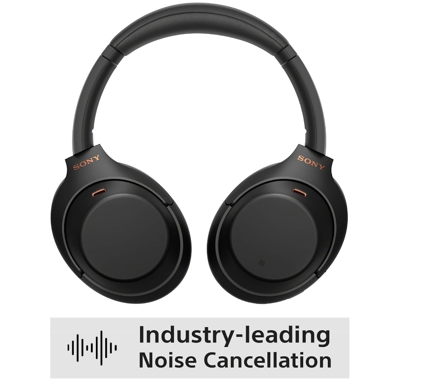 Sony WH-1000XM4 Noise Cancelling Wireless Headphones - 30 hours battery life - Over Ear style - Optimised for Alexa and the Google Assistant - with built-in mic for phone calls